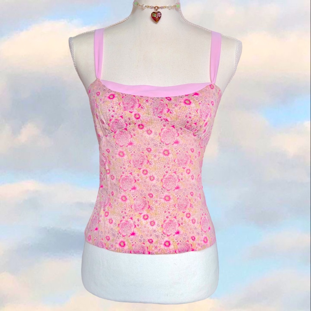 y2k coquette cami top